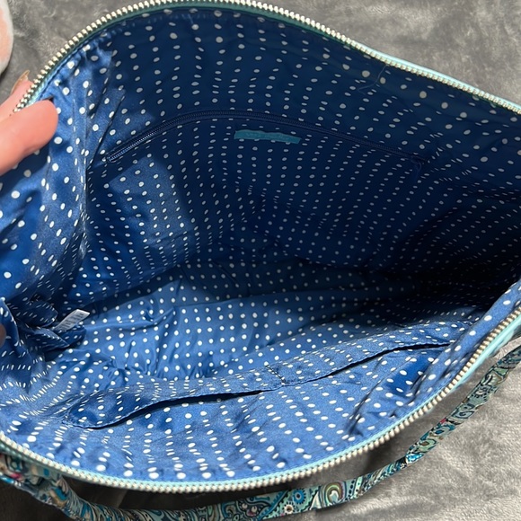 Vera Bradley North South Tote in Daisy Dot Paisley - Picture 5 of 10